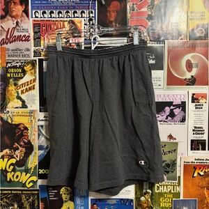 Champion Men's Dark Gray Athletic Shorts